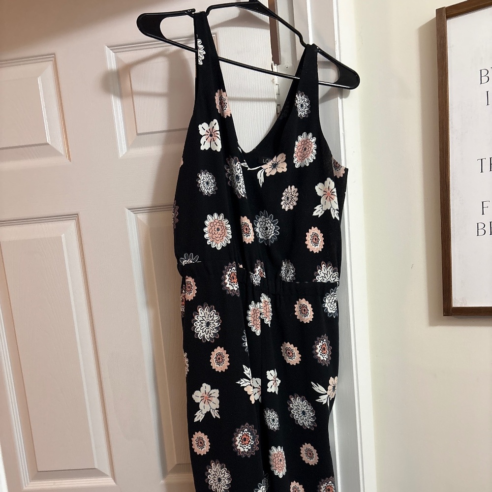 Loft wide leg tank top jumpsuit
